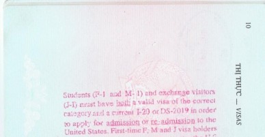 Danh sách học sinh đậu Visa