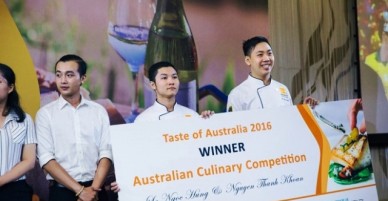 Chân dung hai bạn trẻ Việt Nam giành thắng lợi tại cuộc thi đầu bếp Taste of Australia